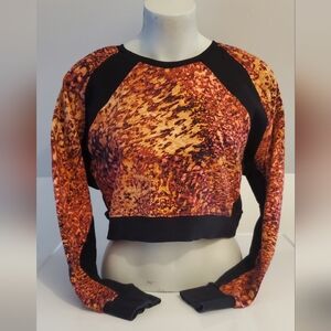 Juicy Couture Cropped Long Sleeve Top